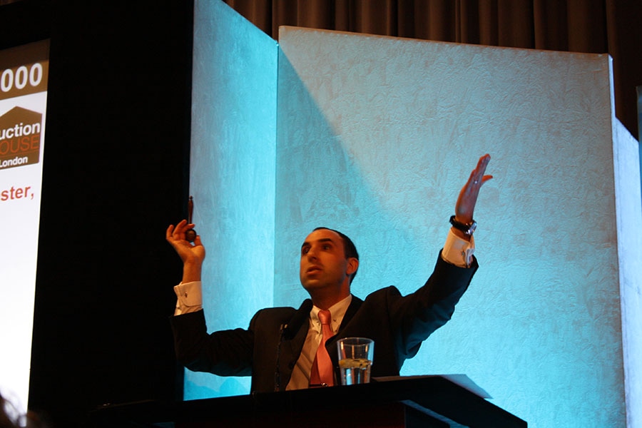 Conducting auctions with passion and energy helps nurture results