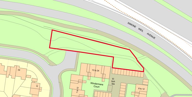 Land to the Rear of 1 Cheviot Way, Ashford, Kent, TN24 8RF