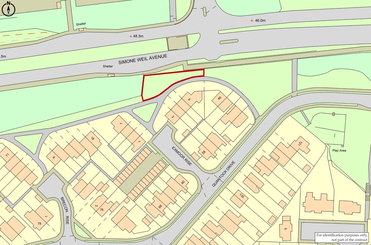 Land Adjacent to 2-8 Exmoor Rise, Ashford, Kent, TN24 8QR